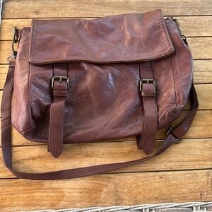Borse In Pelle Leather Crossbody Bag